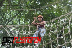 0821 3147 2027 , Flying Fox Bandung , Flying Fox Malang , Game Individu High Rope Spider Net