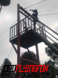 082131472027, Pembuatan Wahana Outbound Jawa Timur, Pembuatan Wahana Outbound Kediri, Flyingfox di Bukit Gandrung Medowo Kandangan Kab. Kediri (3)